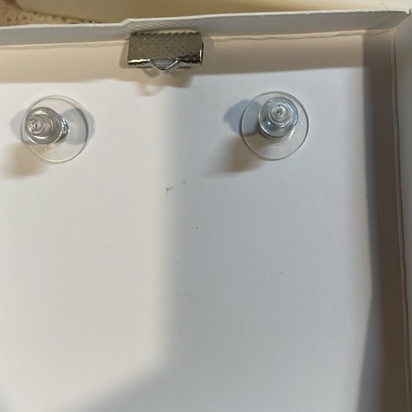 NIB Eye Candy Los Angeles Luxe Collection Glass Crystal Flower Earrings - Picture 3 of 4